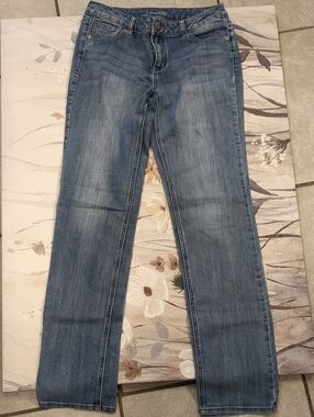 Maurices Medium Blue Straight-Leg Jeans